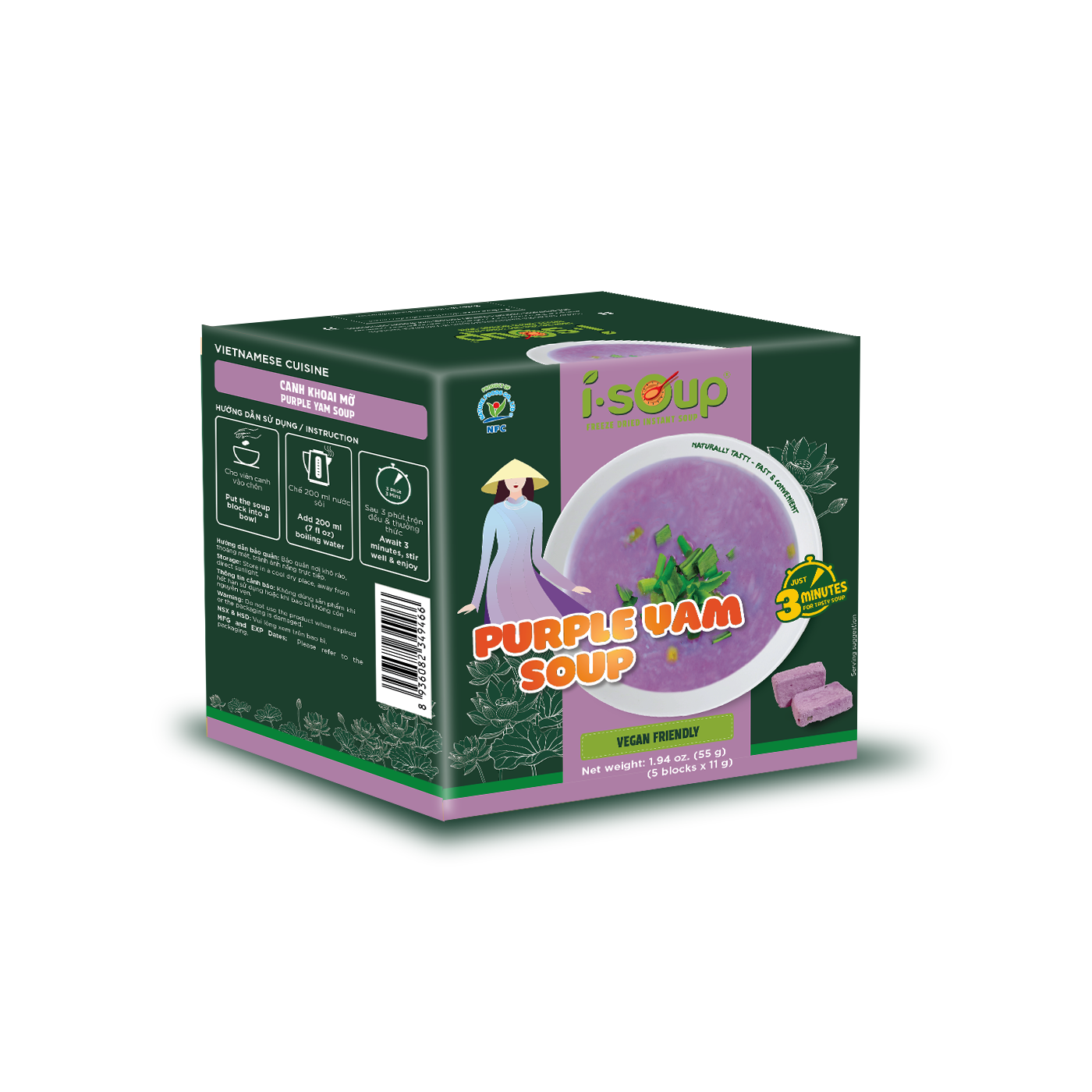 CANH KHOAI MỠ – PURPLE YAM SOUP