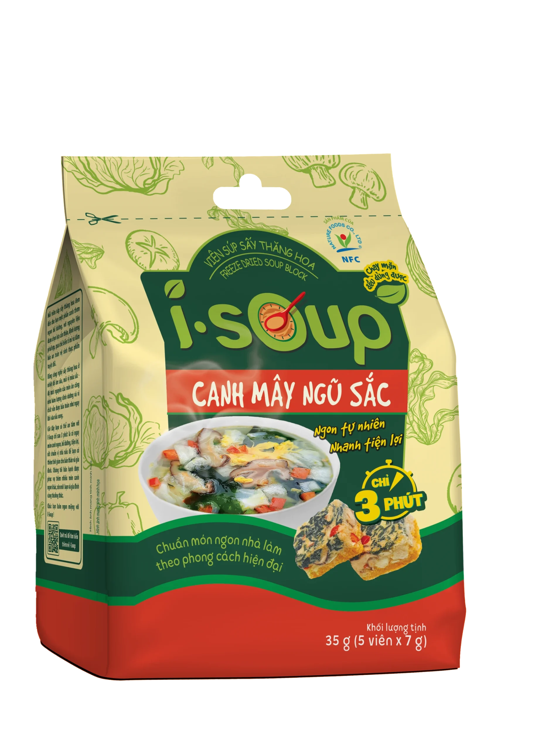 Vegetable Egg Drop Soup I.SOUP