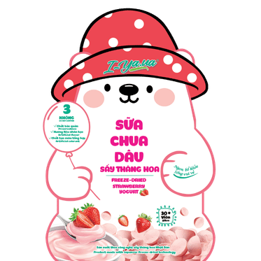 SỮA CHUA DÂU SẤY THĂNG HOA I.YAUA