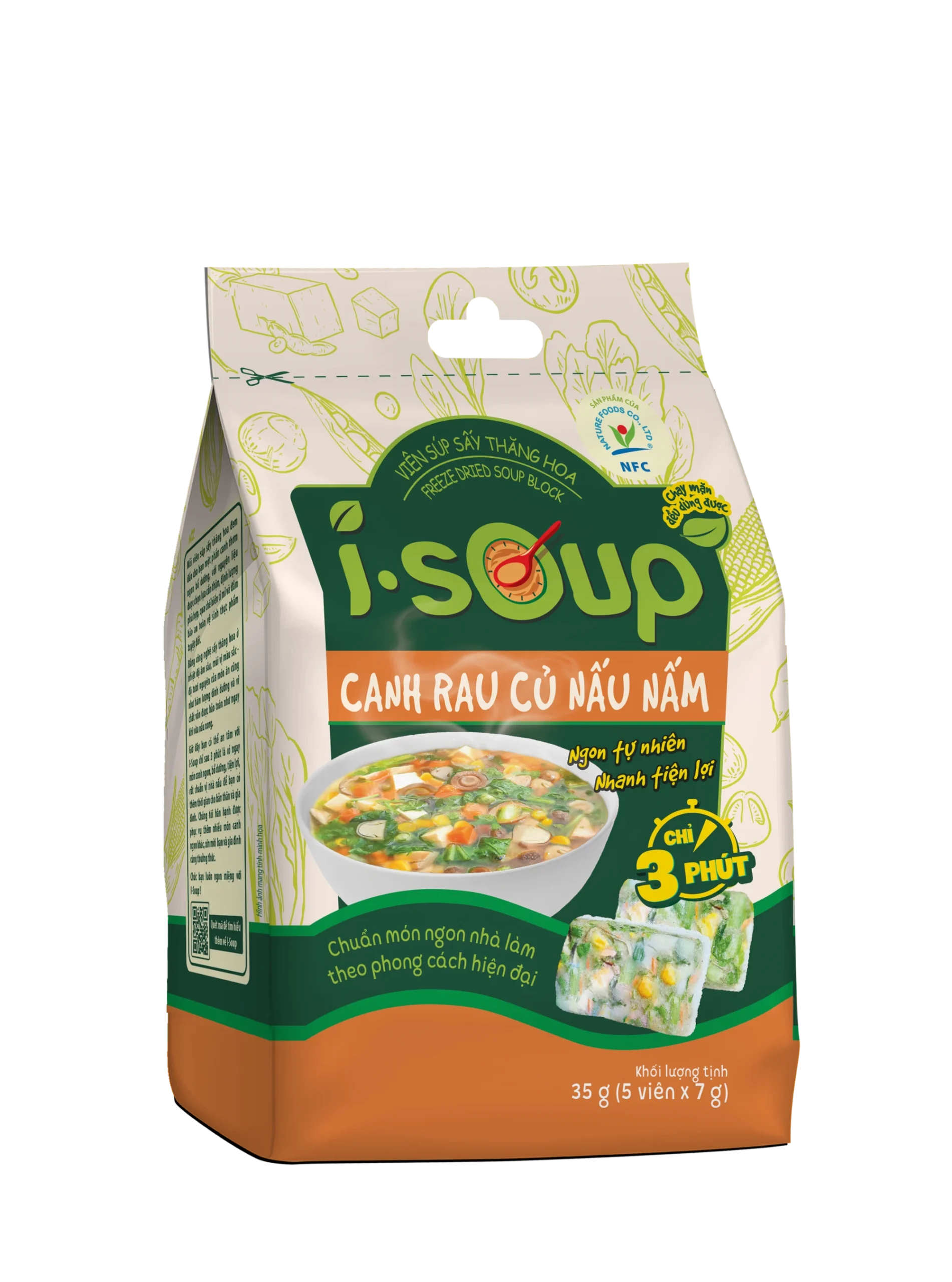 Mushrooms Vegetable Soup I.SOUP