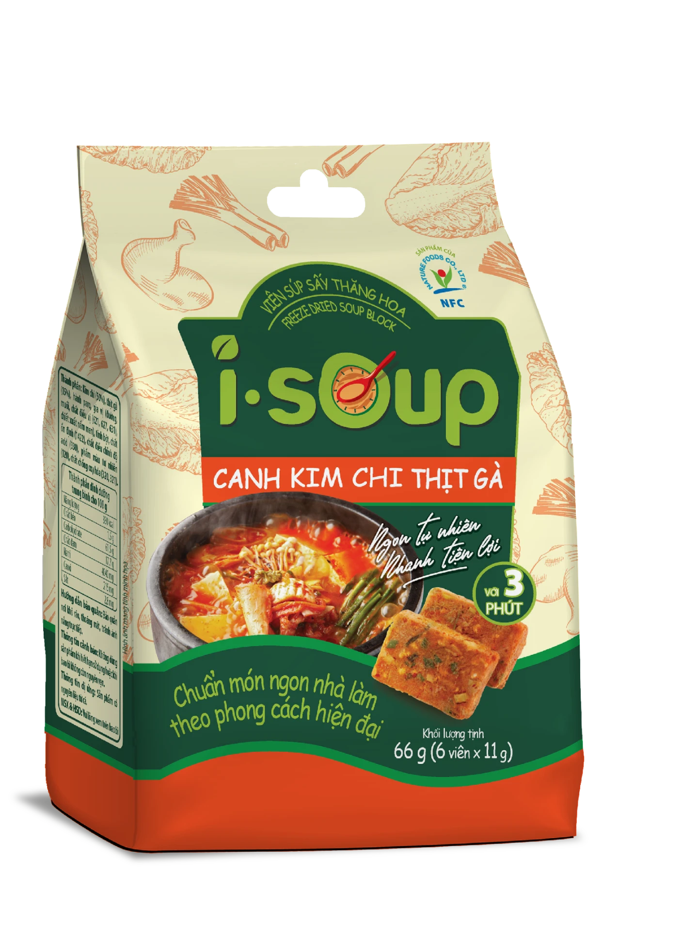 CANH KIM CHI THỊT GÀ I.SOUP