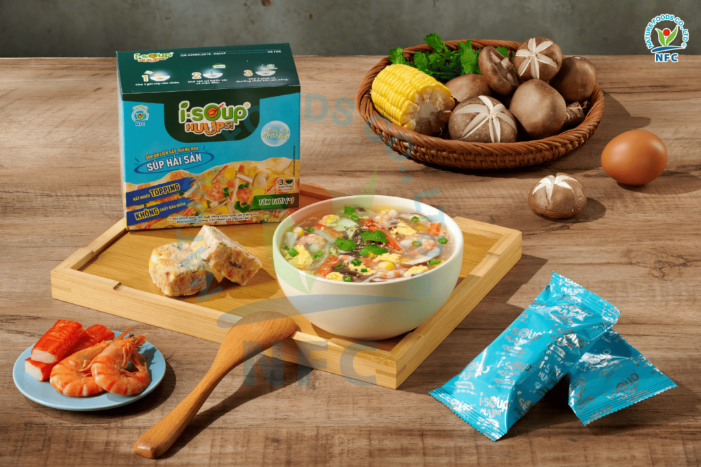 Soup hải sản sấy thăng hoa