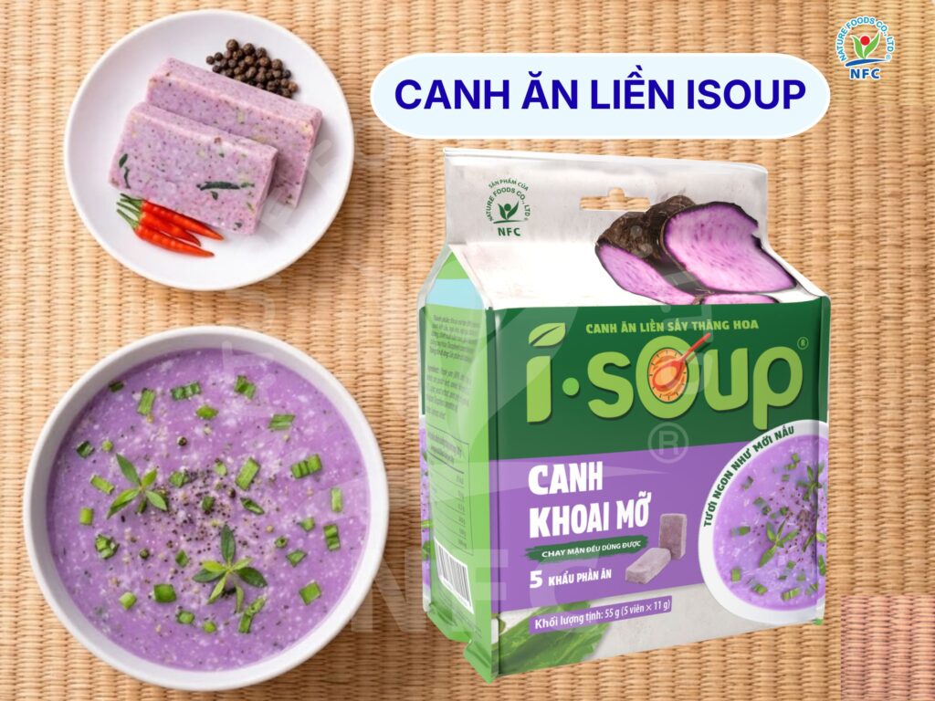 Canh ăn liền sấy thăng hoa ISOUP