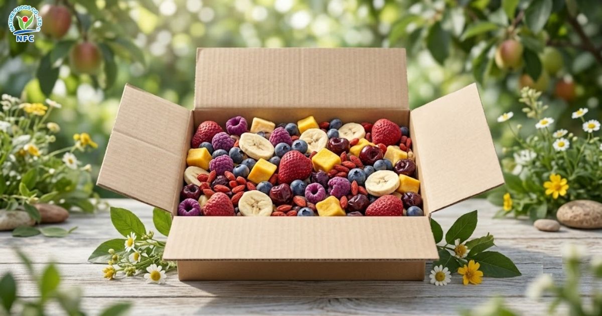 Trái cây sấy thăng hoa kỹ thuật giữ 95% dinh dưỡng