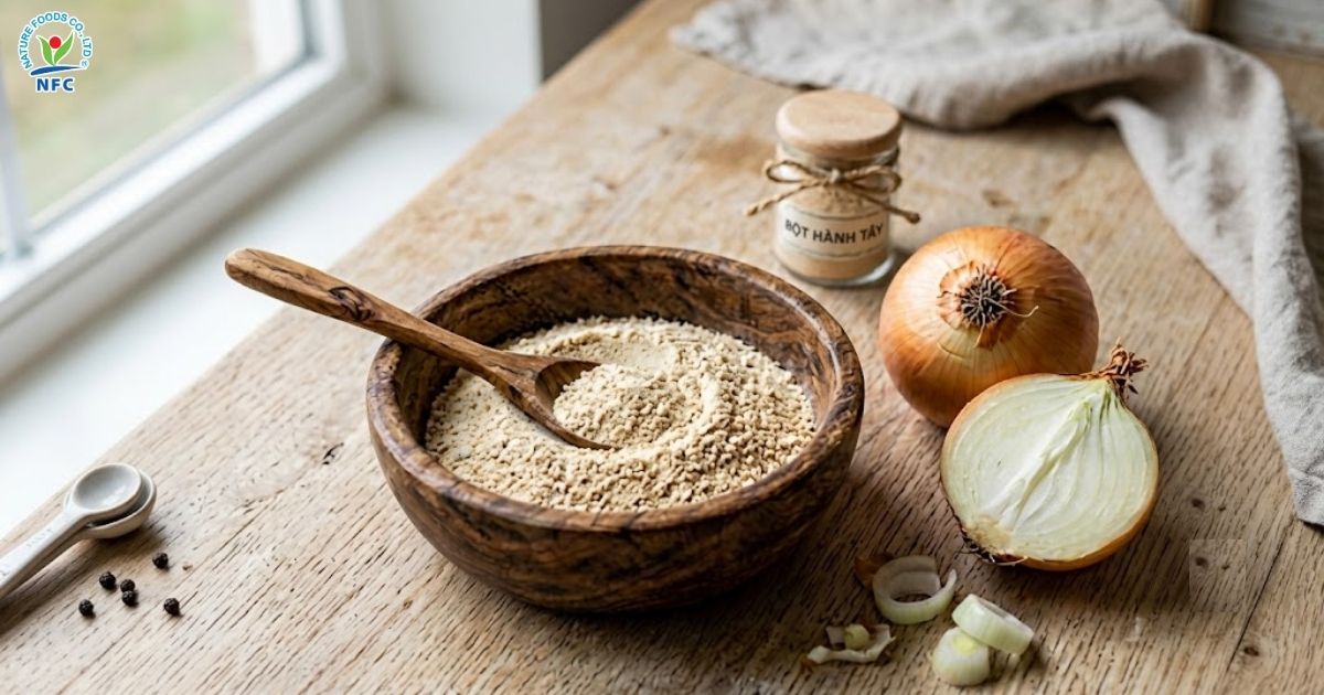 Tổng quan về bột hành tây - Nature Foods