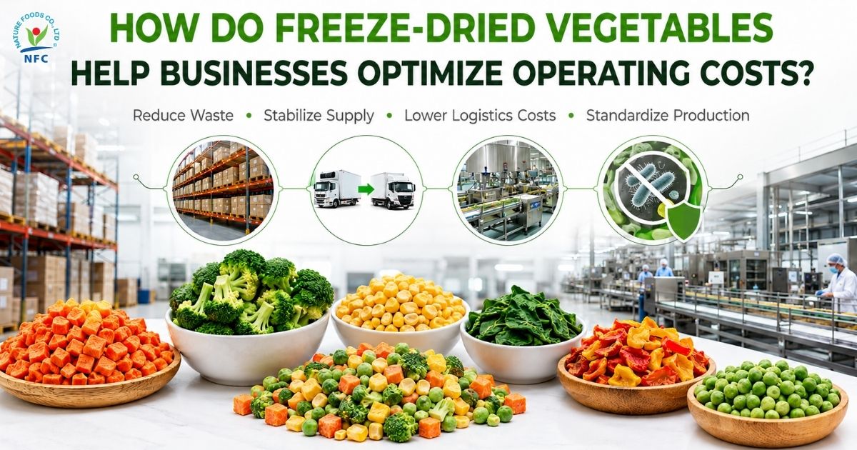How Do Industrial Freeze-Dried Vegetables Systematically Optimize Corporate Operational Cost Architectures? - Nature Foods