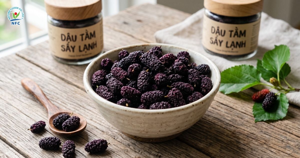 Dâu tằm sấy lạnh - Nature Foods