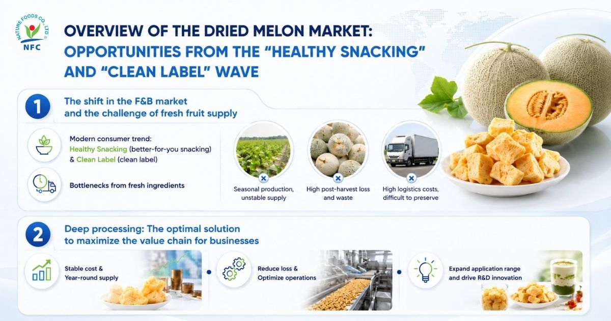 Comprehensive overview of the bulk soft-dried and freeze-dried melon market - Nature Foods