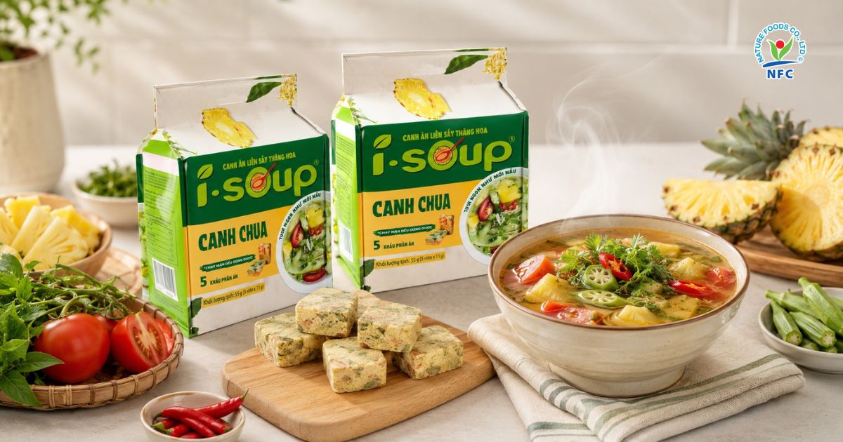 Canh sấy thăng hoa: Xu hướng mới ngành thực phẩm tiện lợi