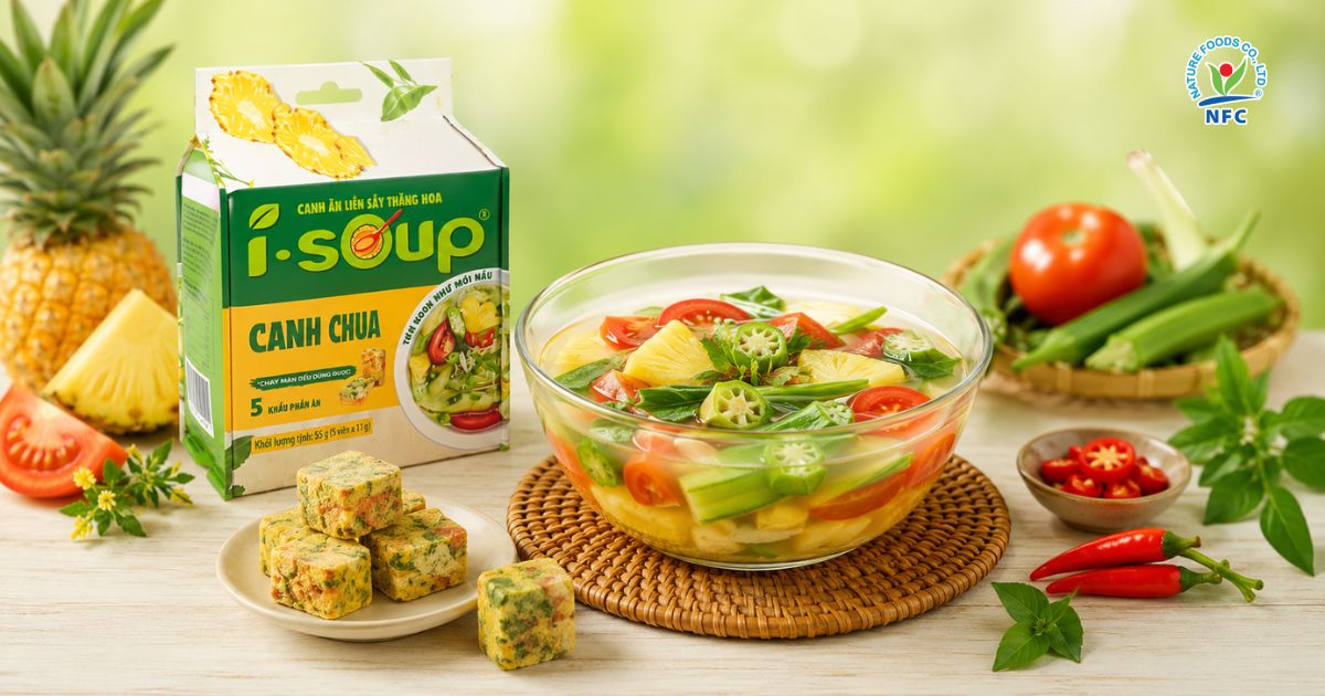 Những ưu điểm vượt trội của canh sấy thăng hoa - Nature Foods