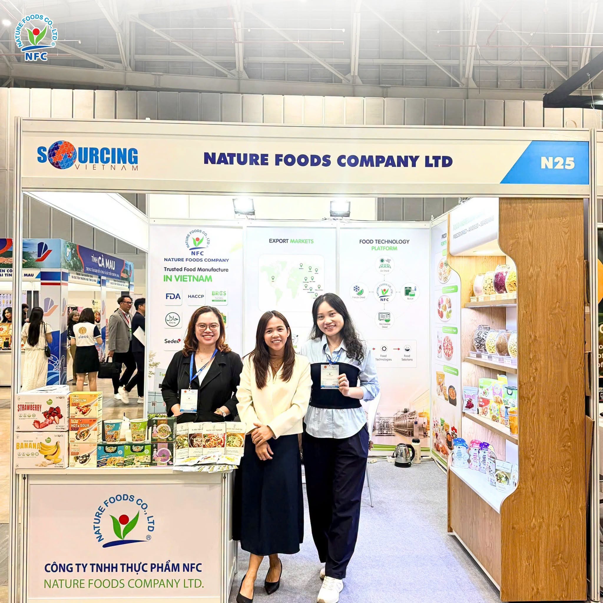 Nature Foods ghi dấu lần thứ 3 liên tiếp tại Vietnam International Sourcing Expo